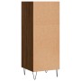 Credenza Rovere Marrone 34,5x32,5x90 cm in Legno Multistrato