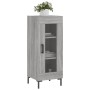 Credenza Grigio Sonoma 34,5x34x90 cm in Legno Multistrato