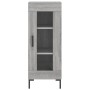 Credenza Grigio Sonoma 34,5x34x90 cm in Legno Multistrato