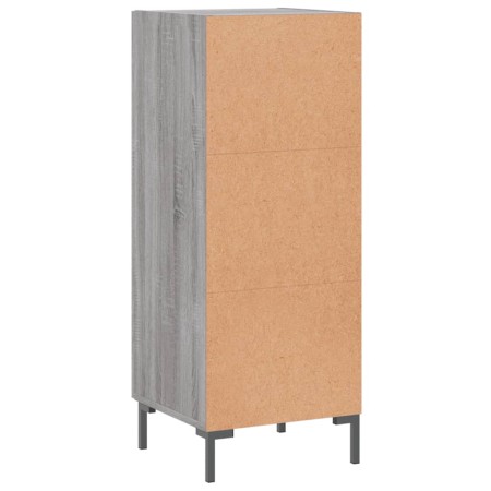 Credenza Grigio Sonoma 34,5x34x90 cm in Legno Multistrato