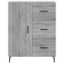 Credenza Grigio Sonoma 69,5x34x90 cm in Legno Multistrato