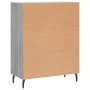 Credenza Grigio Sonoma 69,5x34x90 cm in Legno Multistrato