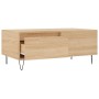 Tavolino Salotto Rovere Sonoma 90x50x36,5 cm Legno Multistrato