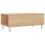 Tavolino Salotto Rovere Sonoma 90x50x36,5 cm Legno Multistrato