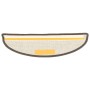 Tappetini per Scale 15 pz Grigio 56x17x3 cm
