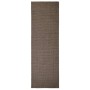 Tappeto in Sisal Naturale 80x250 cm Marrone