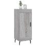 Credenza Grigio Sonoma 34,5x34x90 cm in Legno Multistrato