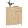 Credenza Rovere Sonoma 69,5x34x90 cm in Legno Multistrato