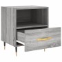 Comodini 2 pz Grigio Sonoma 40x35x47,5 cm in Legno Multistrato