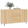 Credenza Rovere Sonoma 100x36x60 cm in Legno Multistrato