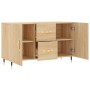 Credenza Rovere Sonoma 100x36x60 cm in Legno Multistrato