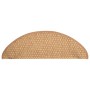 Tappeti Autoadesivi Scale Aspetto Sisal 15pz 65x21x4 Arancione