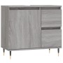 Armadietto Bagno Grigio Sonoma 65x33x60 cm in Legno Multistrato