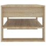 Tavolino da Salotto Rovere Sonoma 102x55x45cm Legno Multistrato