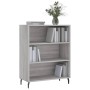 Scaffale Grigio Sonoma 69,5x32,5x90 cm in Legno Multistrato