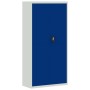 Armadio Classificatore Grigio Chiaro e Blu 90x40x180 cm Acciaio