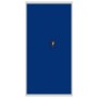 Armadio Classificatore Grigio Chiaro e Blu 90x40x180 cm Acciaio