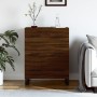 Credenza Rovere Marrone 69,5x34x90 cm in Legno Multistrato