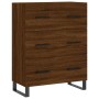 Credenza Rovere Marrone 69,5x34x90 cm in Legno Multistrato