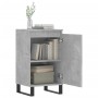 Credenza Grigio Cemento 40x35x70 cm in Legno Multistrato