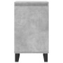 Credenza Grigio Cemento 40x35x70 cm in Legno Multistrato