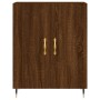 Credenza Rovere Marrone 69,5x34x90 cm in Legno Multistrato