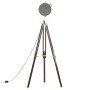 Lampada da Terra a Treppiede Legno Massello di Mango 180 cm