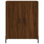 Credenza Rovere Marrone 69,5x34x90 cm in Legno Multistrato