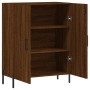 Credenza Rovere Marrone 69,5x34x90 cm in Legno Multistrato