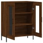 Credenza Rovere Marrone 69,5x34x90 cm in Legno Multistrato