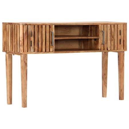 Tavolo Consolle 120x35x76 cm Legno Massello di Acacia