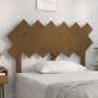 Testiera per Letto Marrone Miele122,5x3x80,5cm in Pino Massello