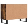 Mobile Porta TV Rovere Fumo 69,5x30x50 cm in Legno Multistrato