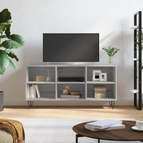 Mobile TV Grigio Sonoma 103,5x30x50 cm in Legno Multistrato