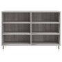 Credenza Grigio Sonoma 103,5x35x70 cm in Legno Ingegnerizzato