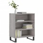 Credenza Grigio Sonoma 57x35x70 cm in Legno Multistrato