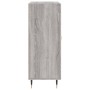 Credenza Grigio Sonoma 69,5x34x90 cm in Legno Multistrato