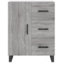 Credenza Grigio Sonoma 69,5x34x90 cm in Legno Multistrato