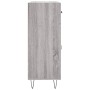 Credenza Grigio Sonoma 69,5x34x90 cm in Legno Multistrato