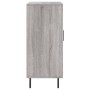 Credenza Grigio Sonoma 90x34x80 cm in Legno Multistrato