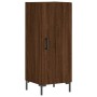 Credenza Rovere Marrone 34,5x34x90 cm in Legno Multistrato