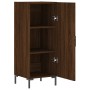 Credenza Rovere Marrone 34,5x34x90 cm in Legno Multistrato