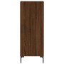 Credenza Rovere Marrone 34,5x34x90 cm in Legno Multistrato