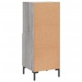 Credenza Grigio Sonoma 34,5x34x90 cm in Legno Multistrato