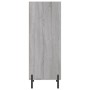 Credenza Grigio Sonoma 34,5x32,5x90 cm in Legno Multistrato