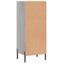 Credenza Grigio Sonoma 34,5x32,5x90 cm in Legno Multistrato