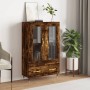 Credenza Rovere Fumo 69,5x31x115 cm in Legno Multistrato