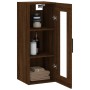 Mobile a Parete Rovere Marrone 34,5x34x90 cm