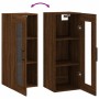 Mobile a Parete Rovere Marrone 34,5x34x90 cm