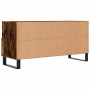 Mobile Porta TV Rovere Fumo 102x36x50 cm in Legno Multistrato